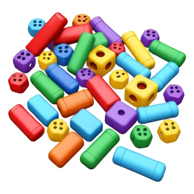 Scattered Toys on the floor  sticker