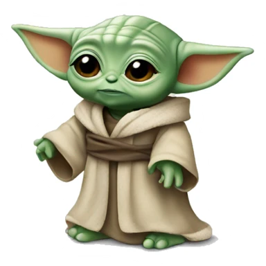 Baby yoda als braut  sticker