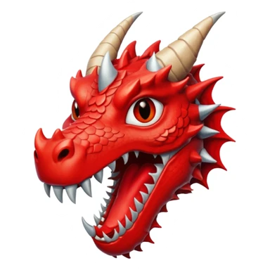 Dragon with slay nails and lips sticker