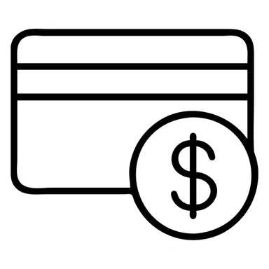 payment symbol sticker