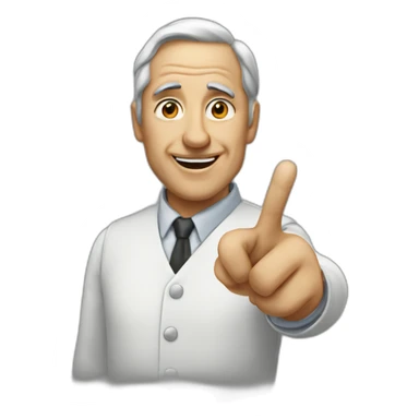 albert enstine pointing to the left sticker