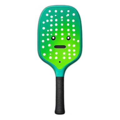 pickleball paddle droid sticker