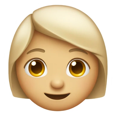 cute shy emoji sticker