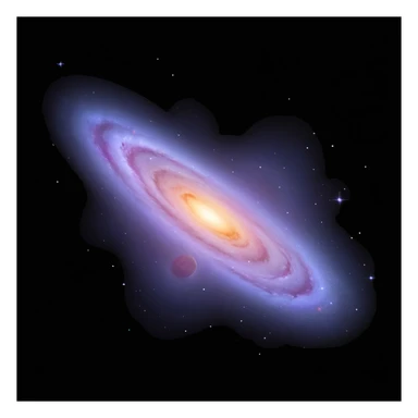 distant galaxy sticker