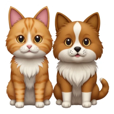 cats and dogs believe picture sticker