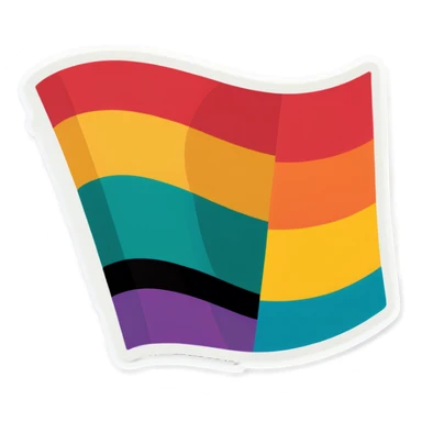 Lesbian flag sticker