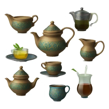 Moroccan tea sticker