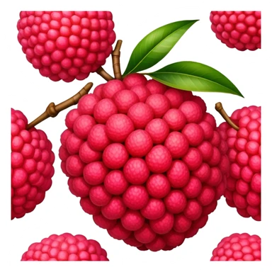 Hawaiian lychee fruit sticker