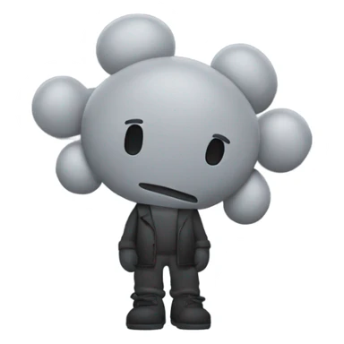 Make a kaws  sticker