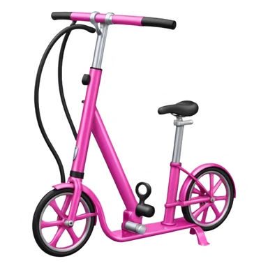 pink bike pump sticker