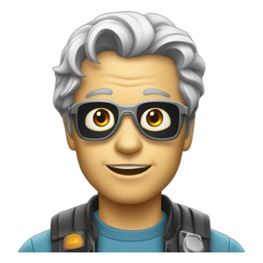 Retour vers le futur sticker