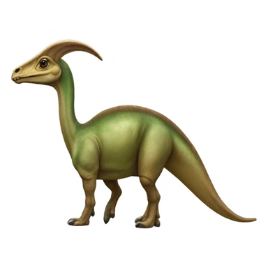 realistic Parasaurolophus  sticker