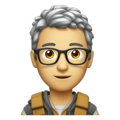 a nerdy wildling whos coding sticker