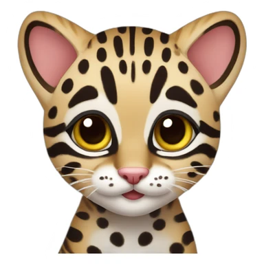 cute Ocelot sticker