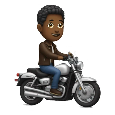 Me on a motorcycle sticker
