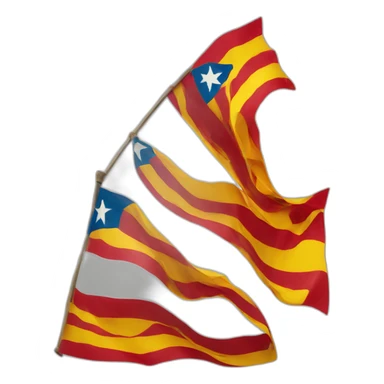 catalan flag sticker
