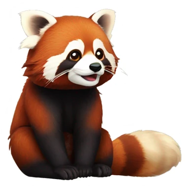 red panda sticker