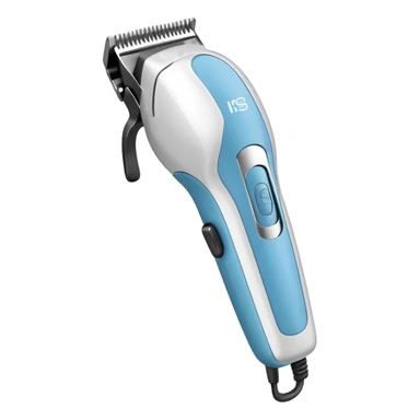 Hair Clipper white sticker