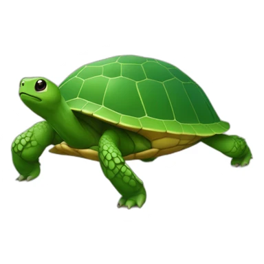 Tortue sur une fourmi sticker