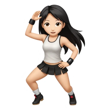 Final fantasy 7 Tifa dance  sticker