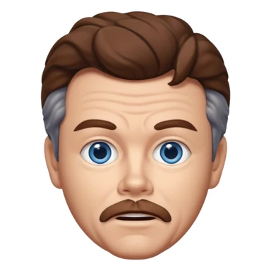 Russ Tamblyn with blue eyes, brown hair sticker