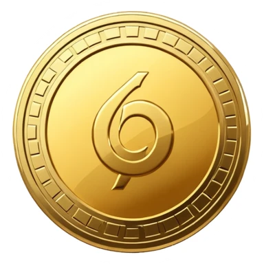 make a golden crypto coin sticker