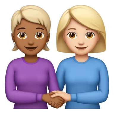 Make a lesbian emoji sticker
