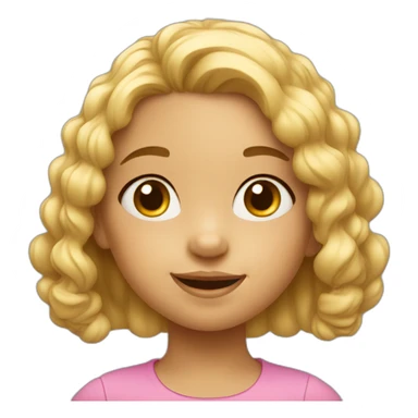 3 year old little girl sticker