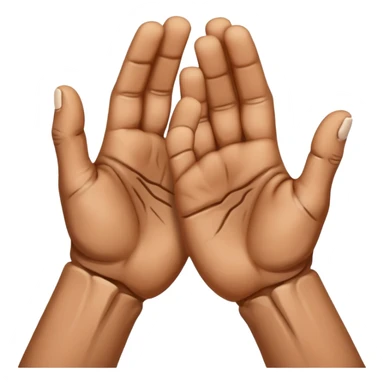 a pair of hands cracking their knuckles sticker