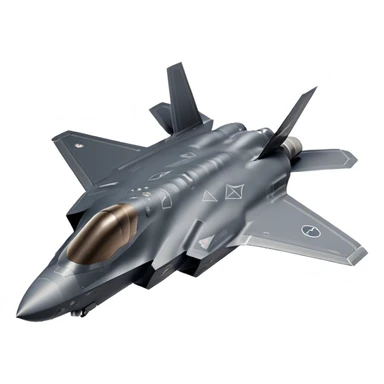 F-35 Lightning II - Lockheed Martin (Model Year: 2022) (Iconic colour: Stealth gray) sticker