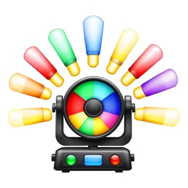 stage lights sticker