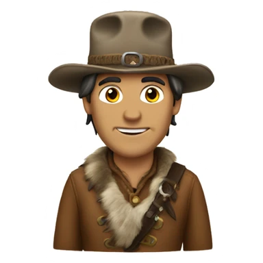 Davy Crockett sticker