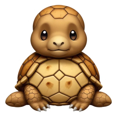 Sad turtle bear sticker