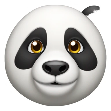 Panda cariñoso  sticker
