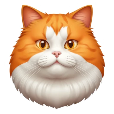 super fat cat sticker