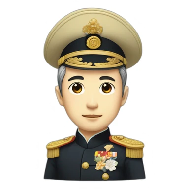Emperor Hirohito sticker