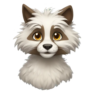 Anthropomorphic furry fursona sticker