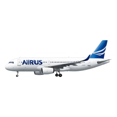 Airbus A320 - Airbus (Model Year: 2022) (Iconic colour: White) sticker
