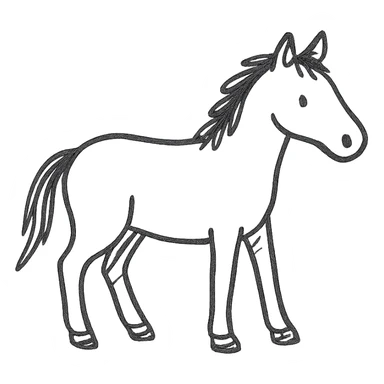 Horse  sticker
