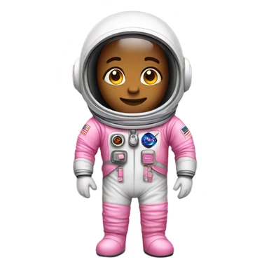 pink astronaut sticker
