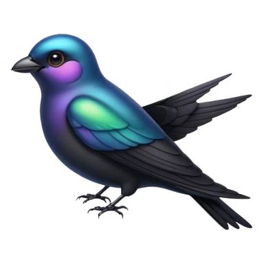 черная ласточка sticker