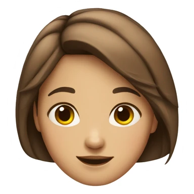"girl with short brown hair" sticker