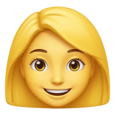 Emodži dievka sticker