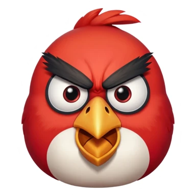 the killer angry bird red sticker