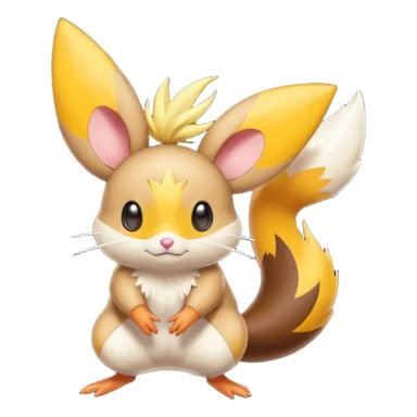 Dedenne-Victini-Emolga-fusion sticker