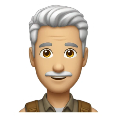 Göz kırpan bir adam sticker