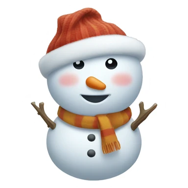 Cute snowman  sticker