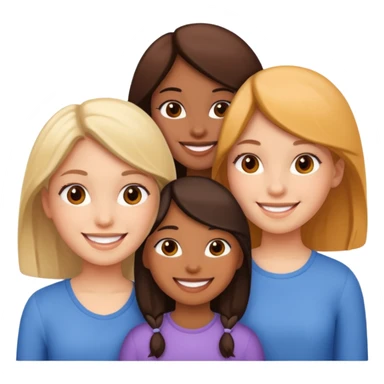 Girls Trio  sticker