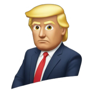 Trump in the car sticker