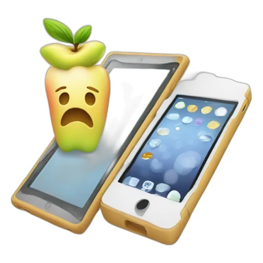 apple tablet and phone sticker